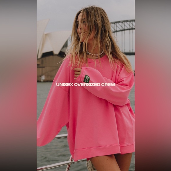 Daily Drills Tops - Daily Drills Cheeks Oversized Crewneck XS/S NWT